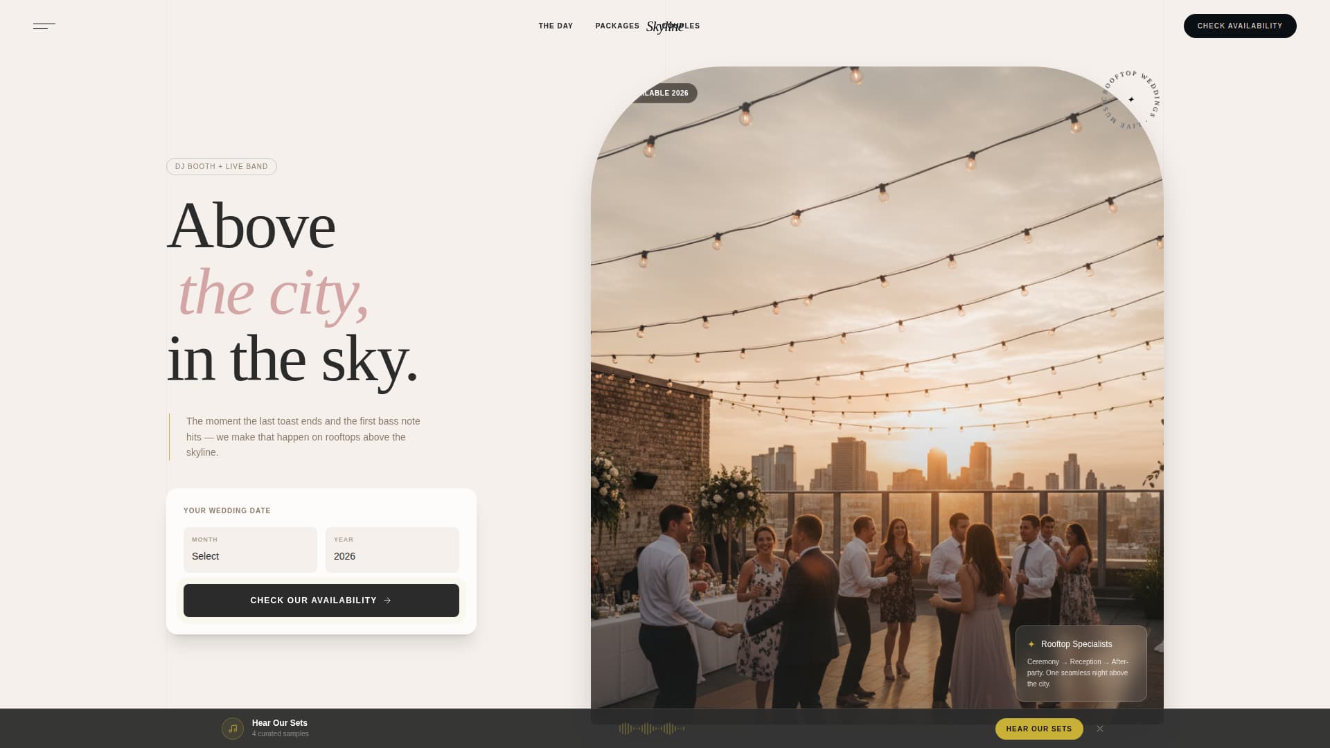 Summit — Stunning Rooftop Landing Page Template