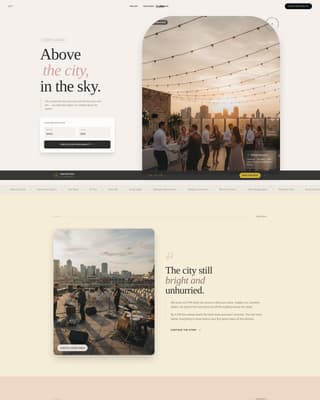 Summit — Stunning Rooftop Landing Page Template