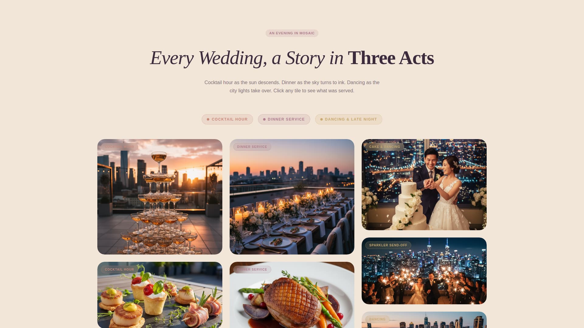 Skyline - Elegant Catering Landing Page Template