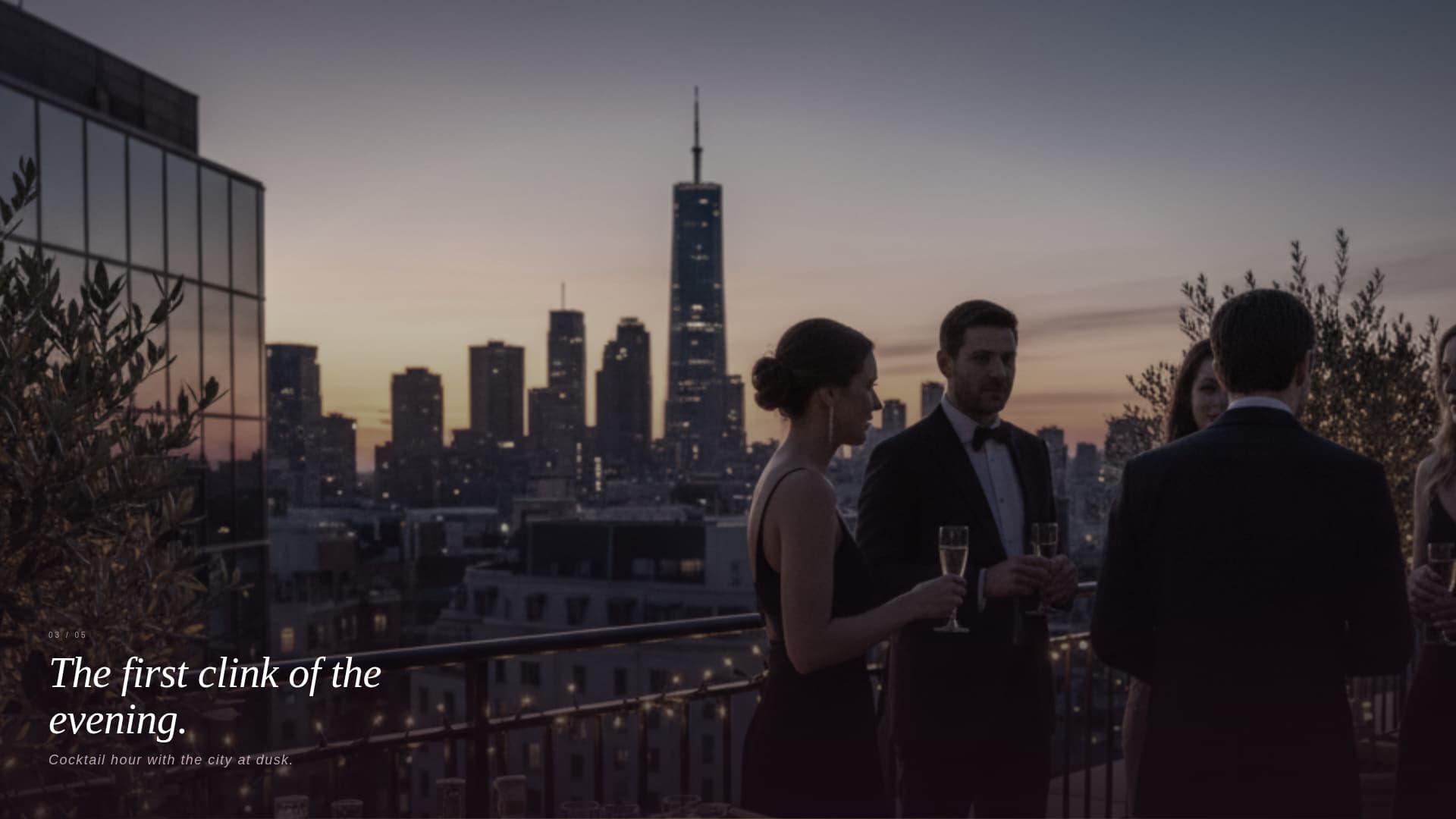 Vow - Breathtaking Rooftopvenue Landing Page Template