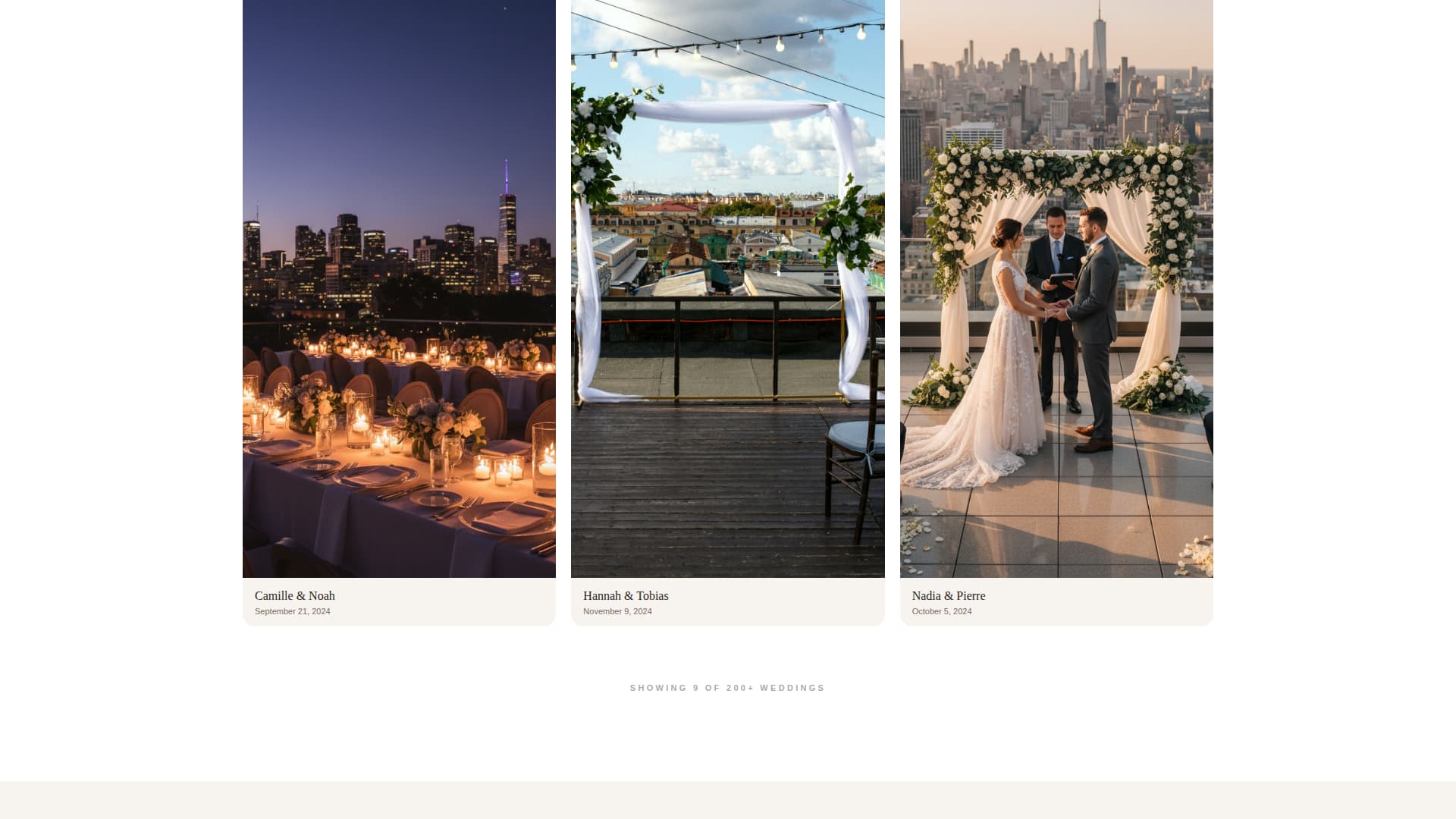 Crown — Elegant Rooftop Landing Page Template
