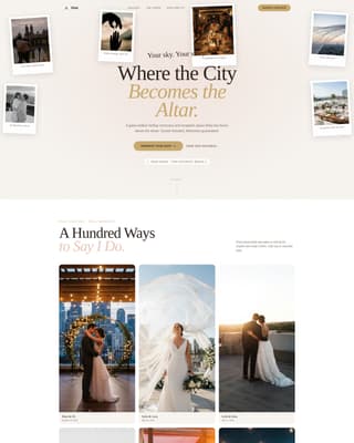 Crown — Elegant Rooftop Landing Page Template