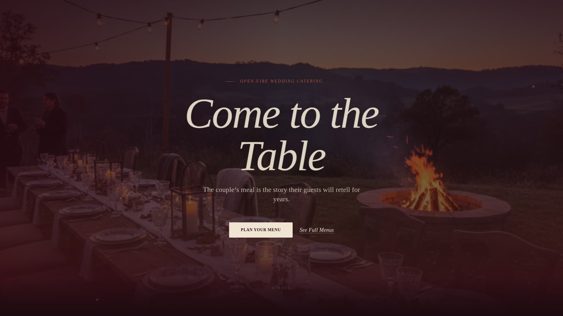 Feast - Immersive Caterer Landing Page Template