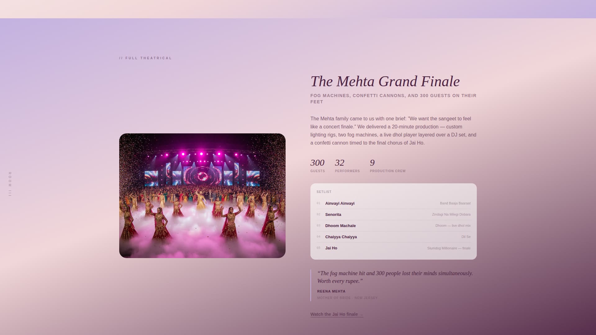 Sangeet - Stunning Choreography Landing Page Template