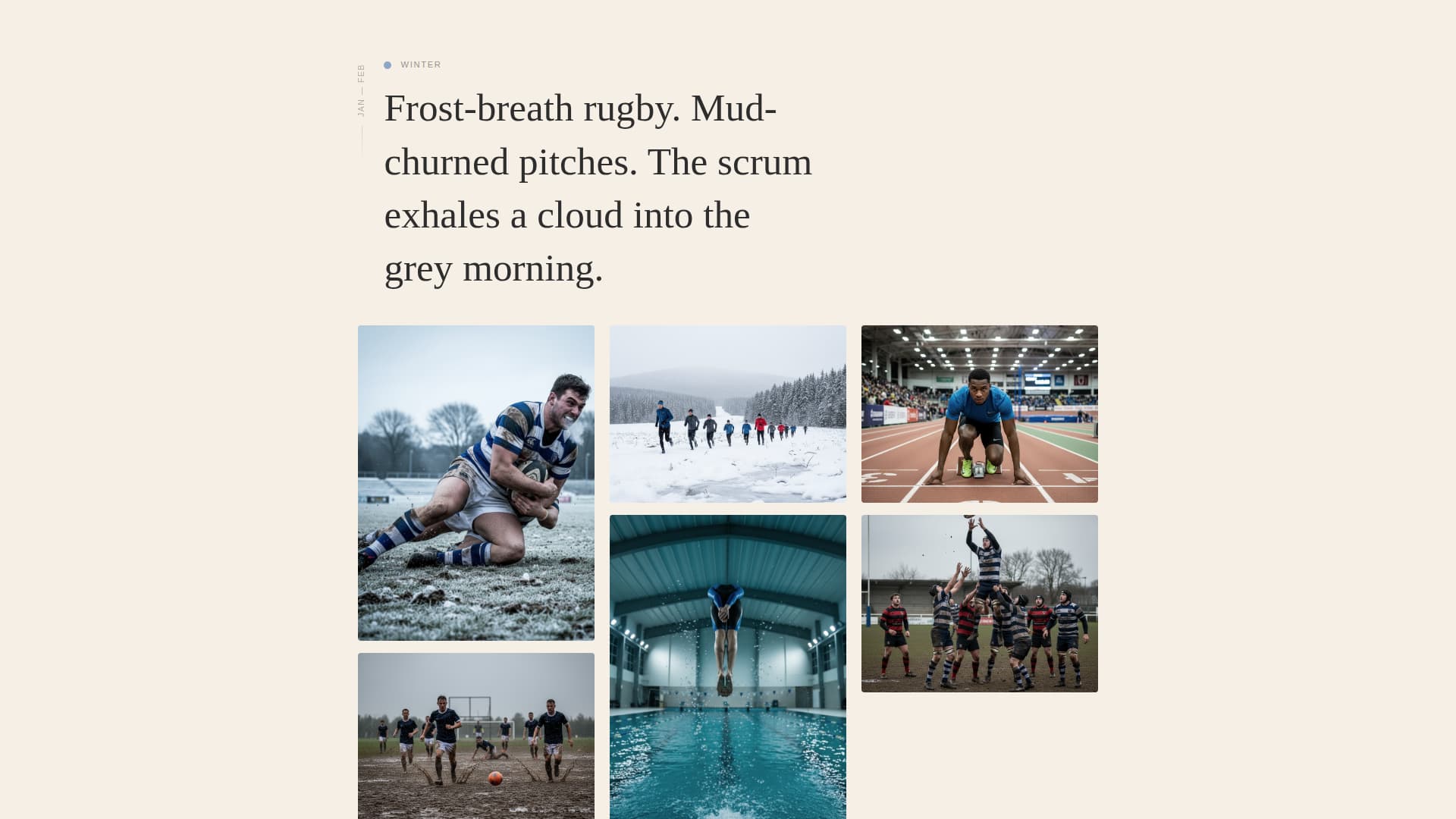 Shutter - Captivating Sportsevent Landing Page Template