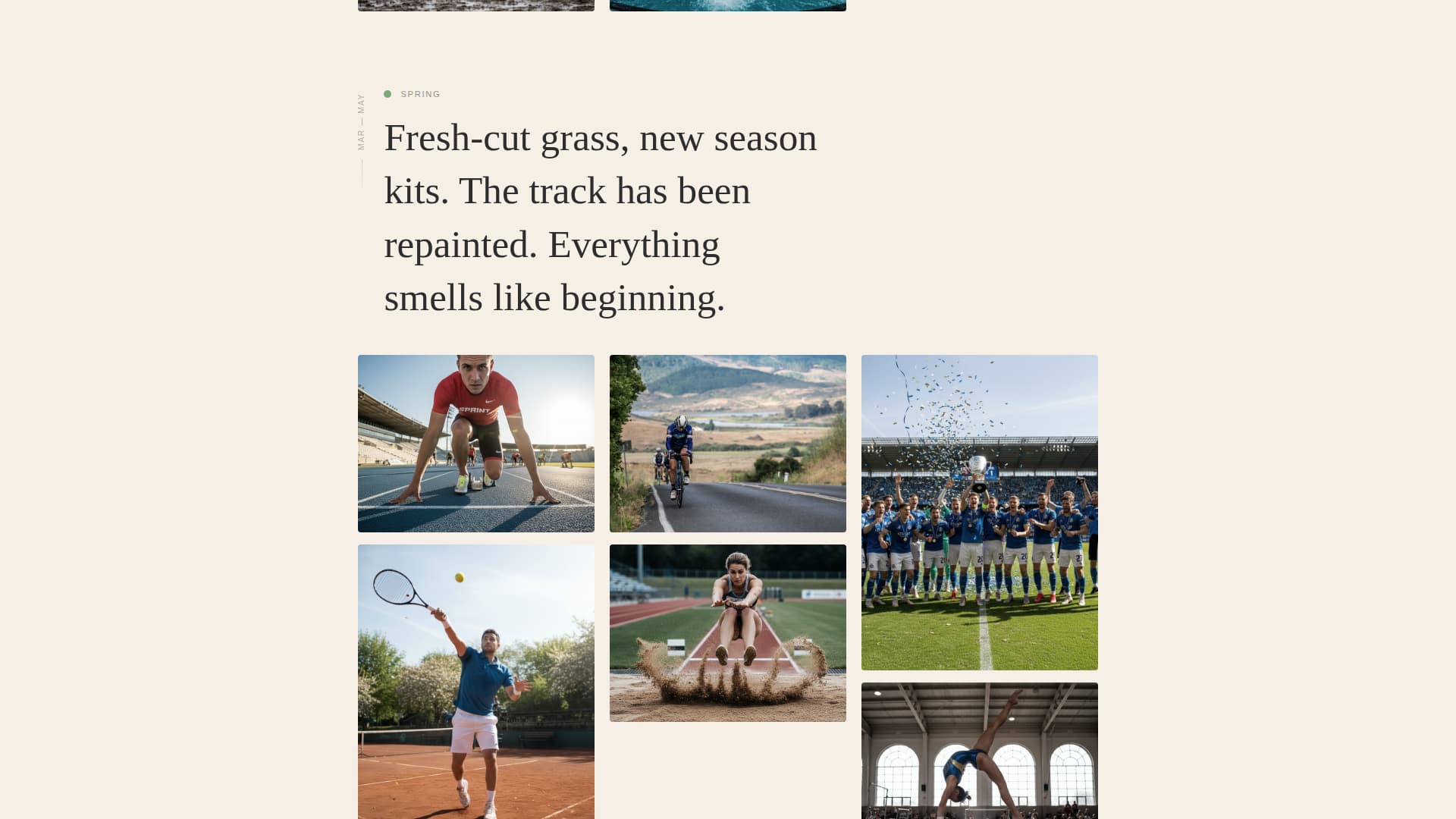 Shutter - Captivating Sportsevent Landing Page Template