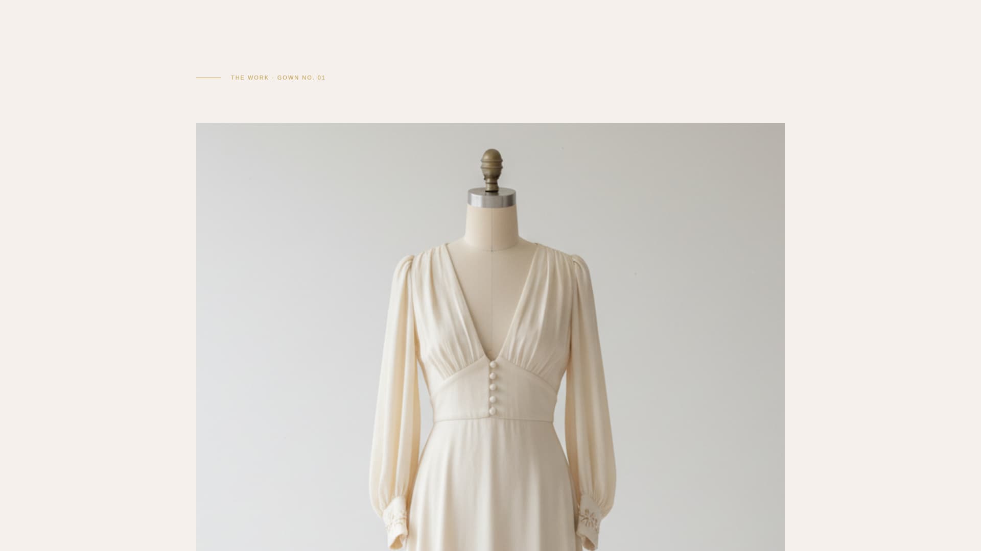 Vow - Artisan Bridal Landing Page Template