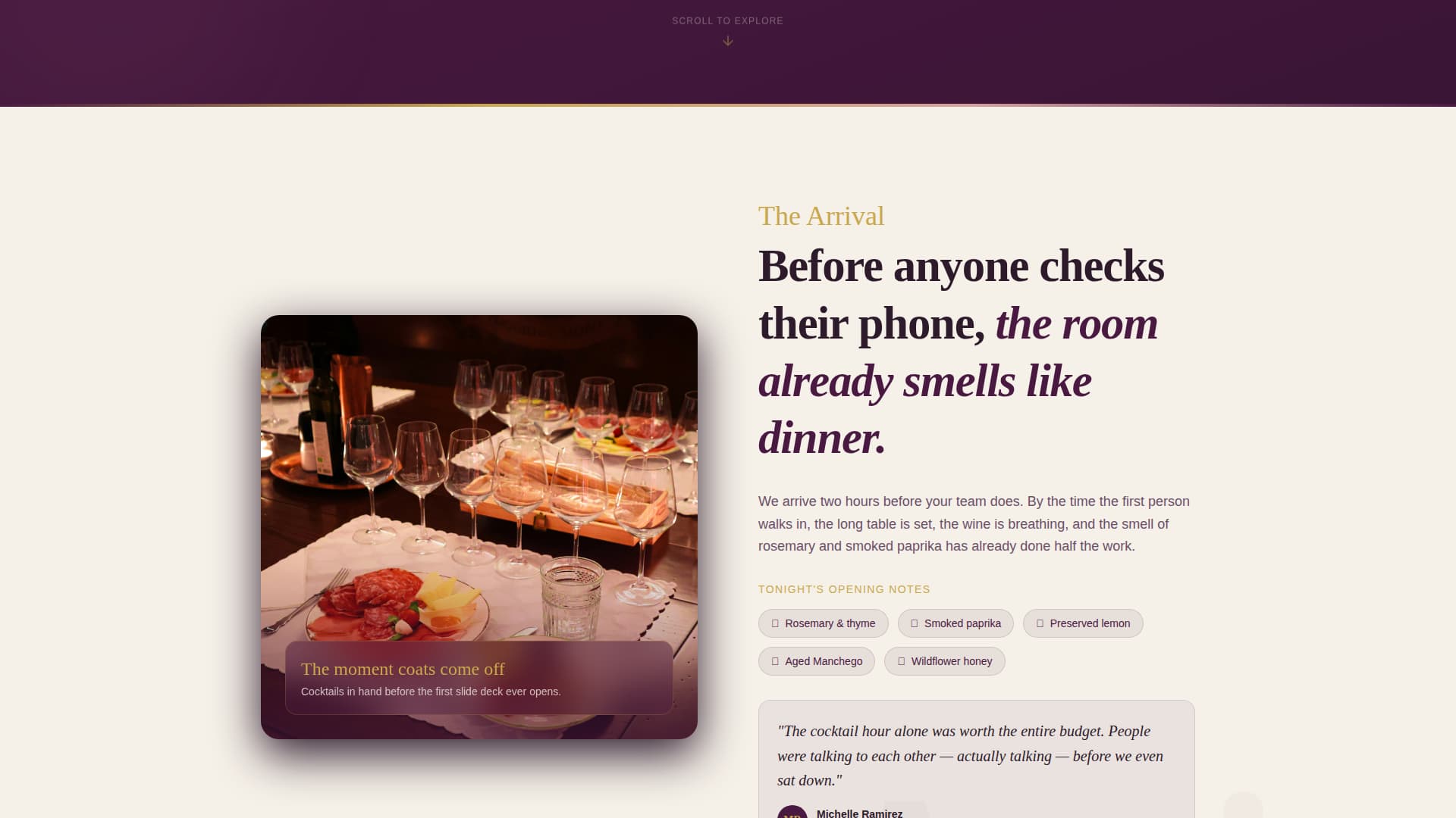 Feast — Catering Services Landing Page Template