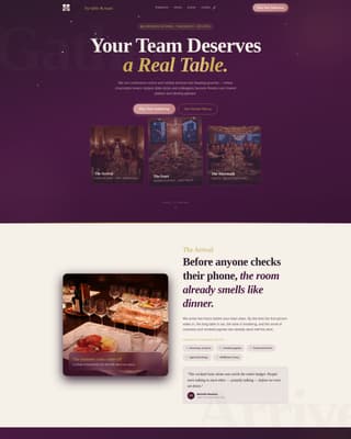 Feast — Catering Services Landing Page Template