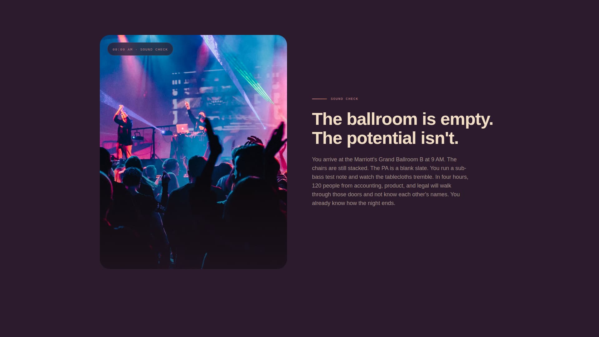 Groove - Electrifying Teambuilding Landing Page Template