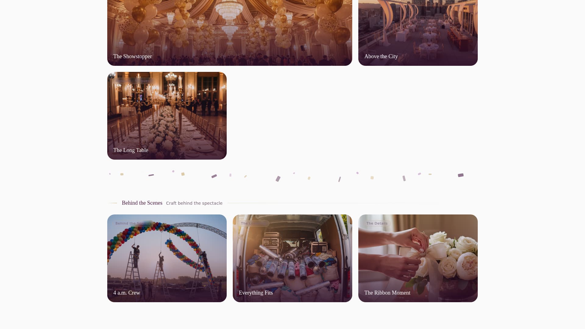 Festoon - Stunning Eventdecoration Landing Page Template