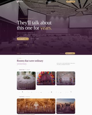 Festoon - Stunning Eventdecoration Landing Page Template