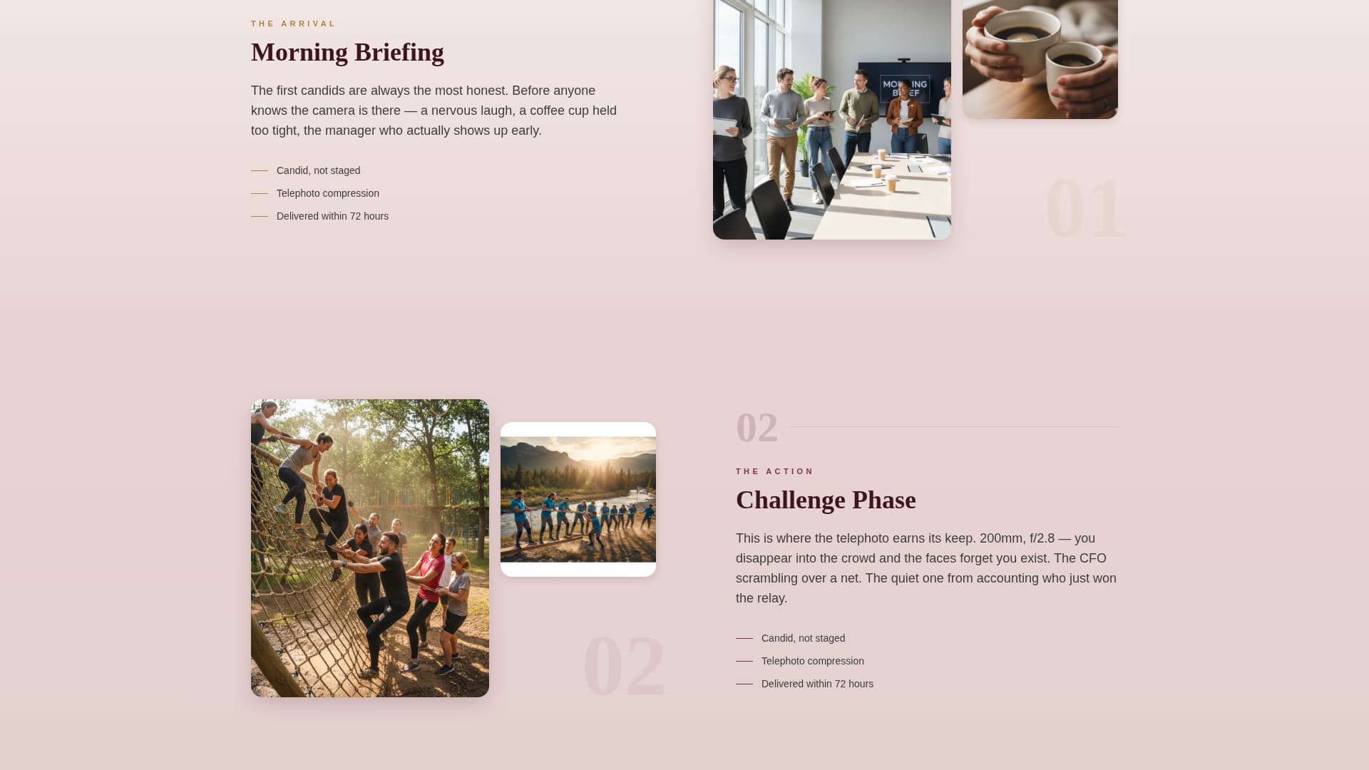 Shutter - Captivating Teambuilding Landing Page Template