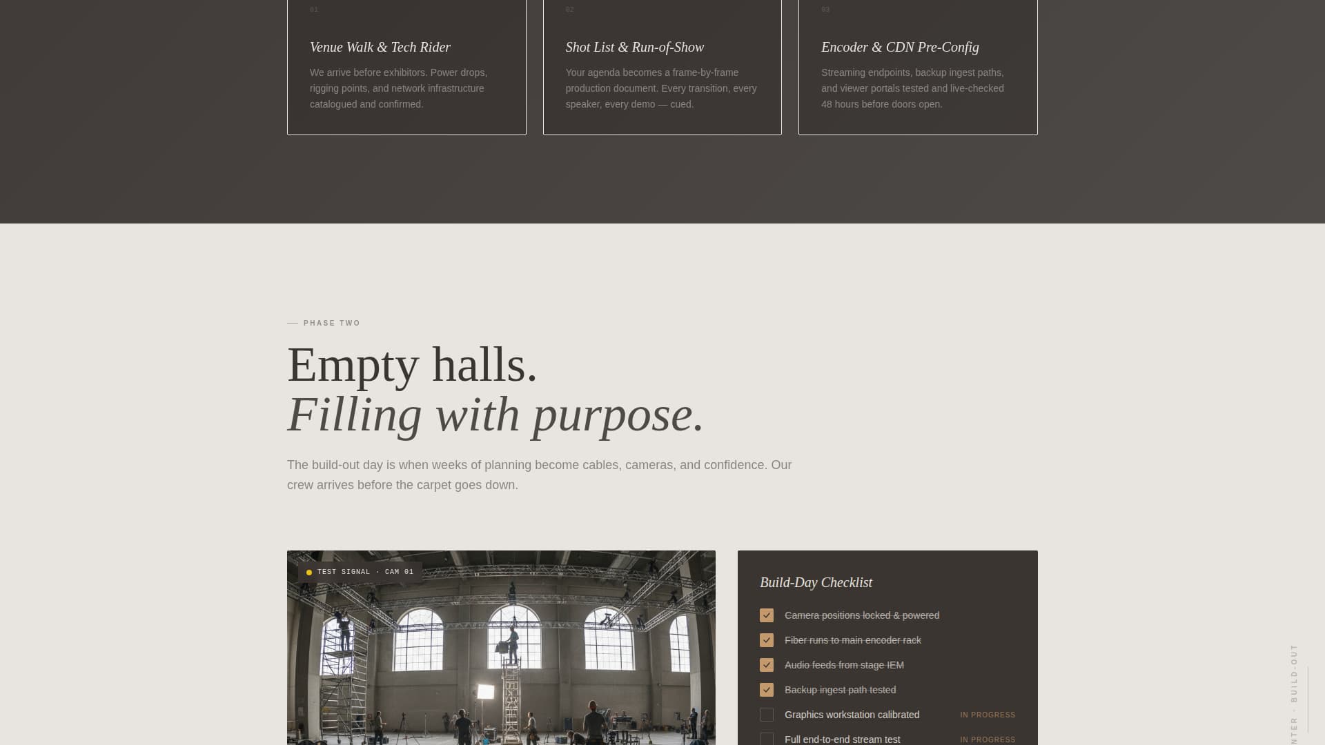 Gather — Curated Event Landing Page Template
