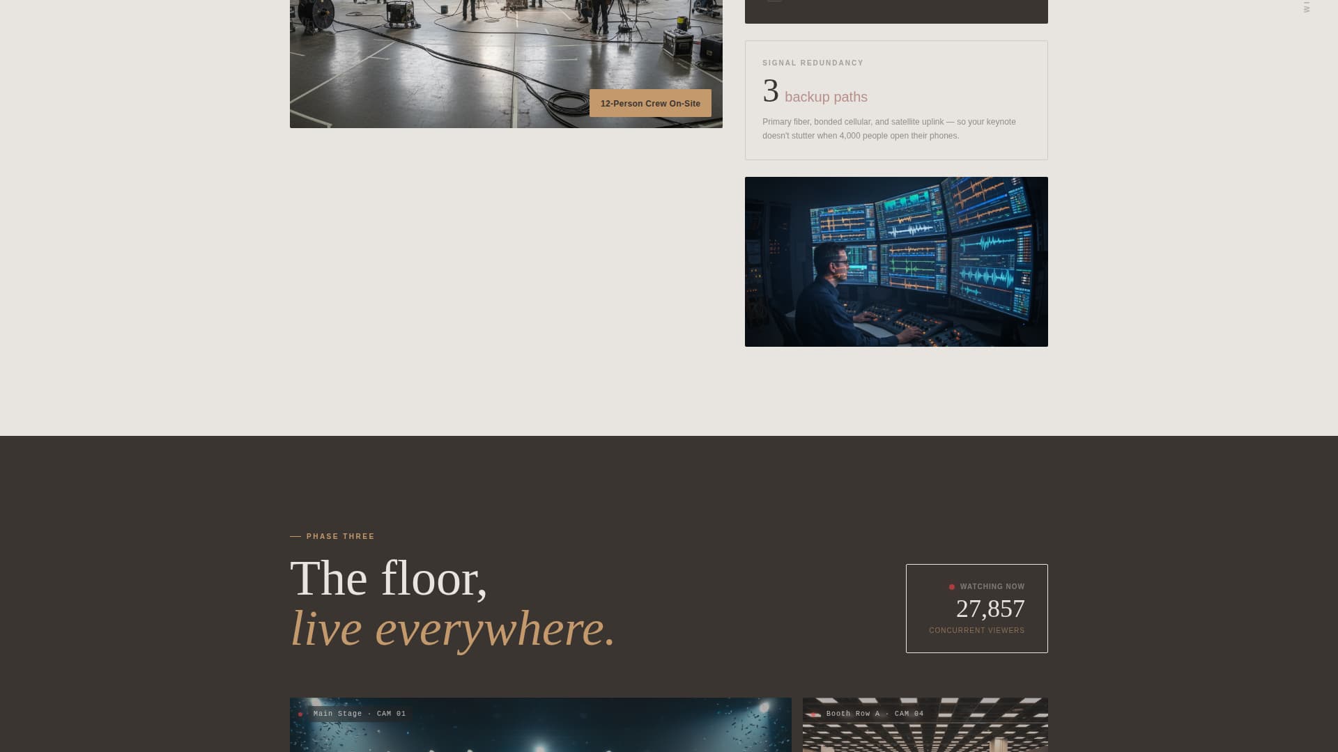 Gather — Curated Event Landing Page Template