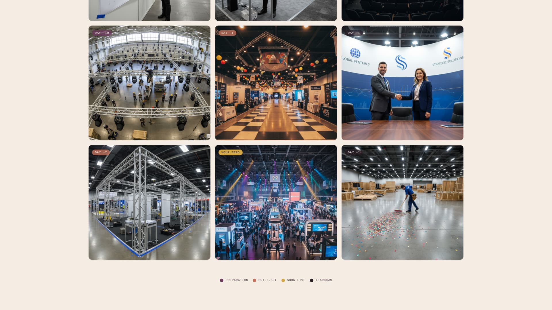 Exhibit - Vibrant Tradeshow Landing Page Template