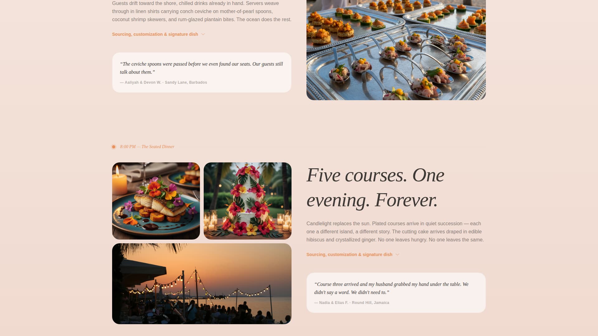 Feast - Breathtaking Caterer Landing Page Template