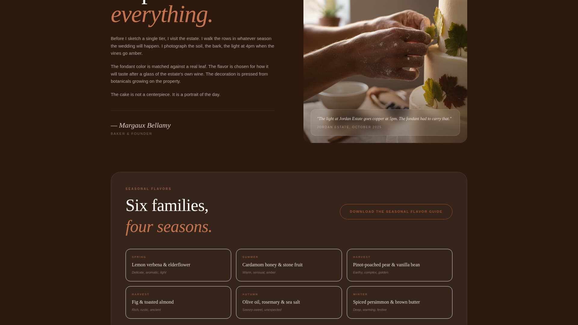 Tiered - Artisan Vineyard Landing Page Template