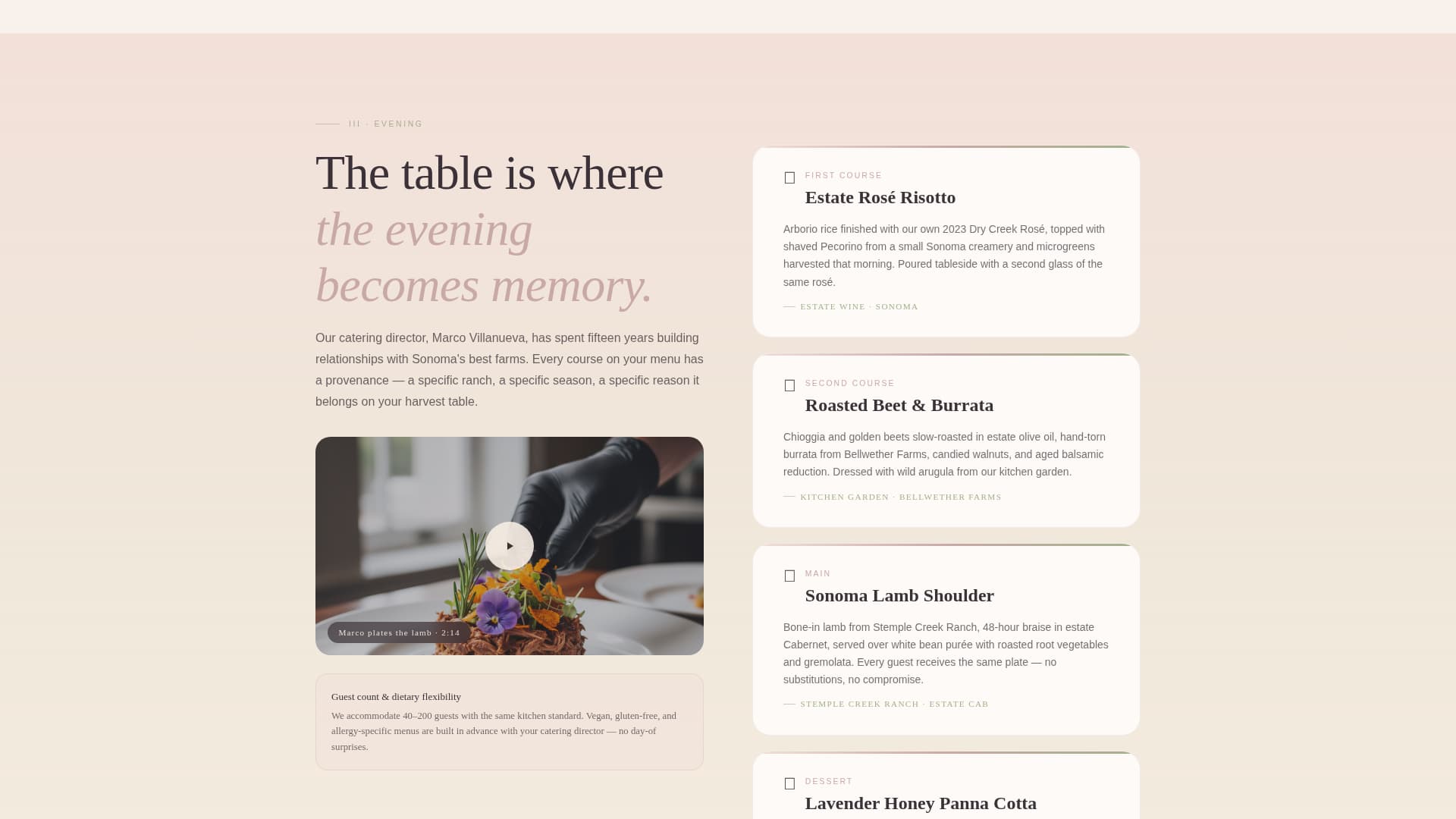 Vintage - Enchanting Vineyard Landing Page Template
