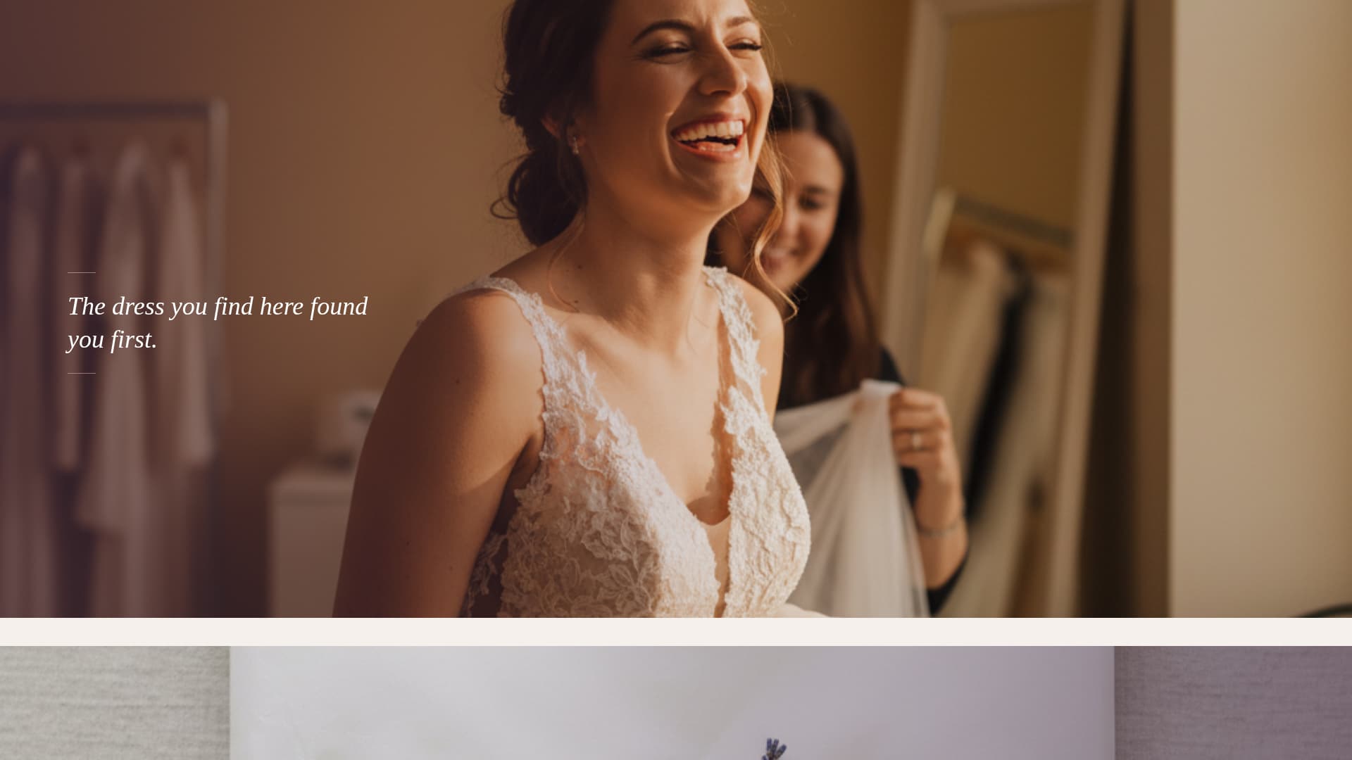 Radiance — Luxe Bridal Landing Page Template