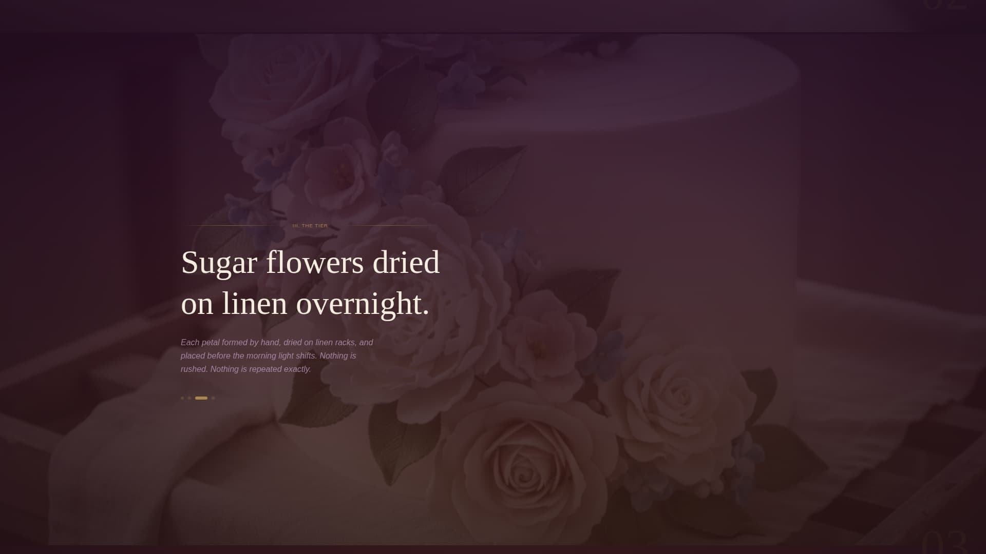 Fondant - Elegant Weddingcake Landing Page Template