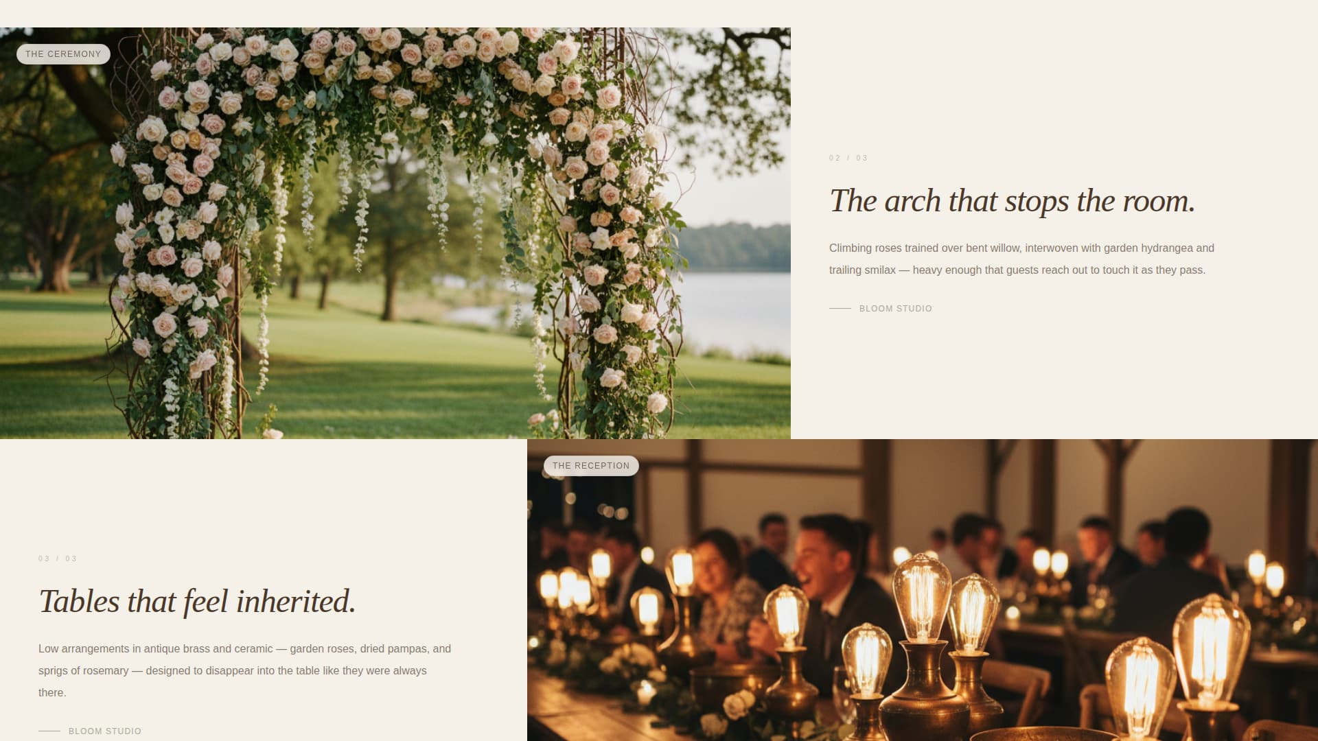 Flora — Floral Design Landing Page Template