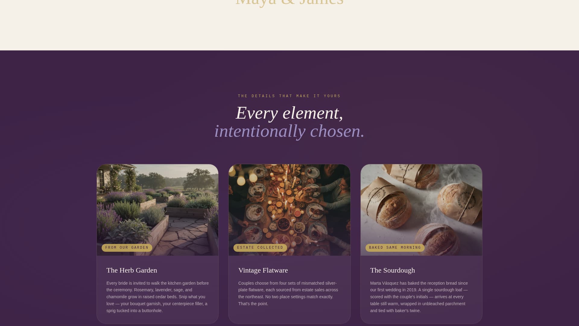 Union — Elegant Venue Landing Page Template