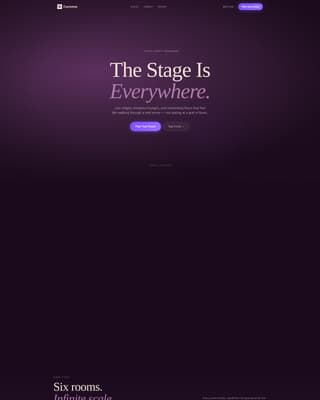 Convene - Immersive Virtual Event Landing Page Template