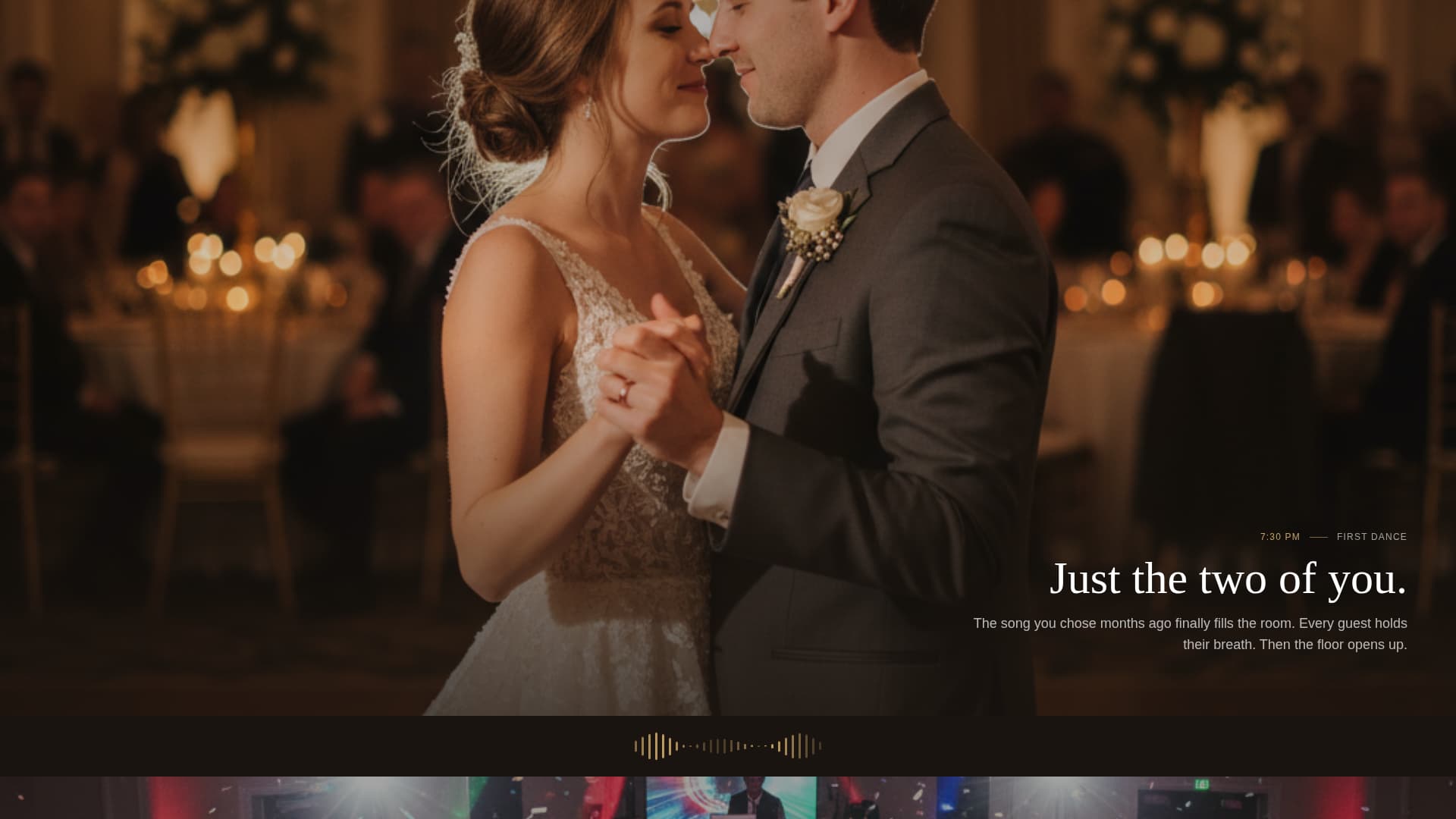 Groove - Luxe Wedding Landing Page Template