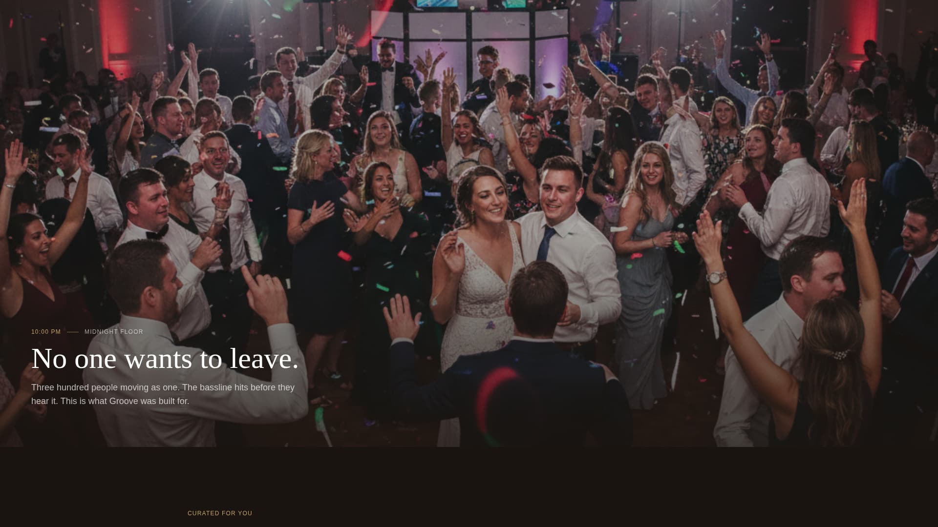 Groove - Luxe Wedding Landing Page Template