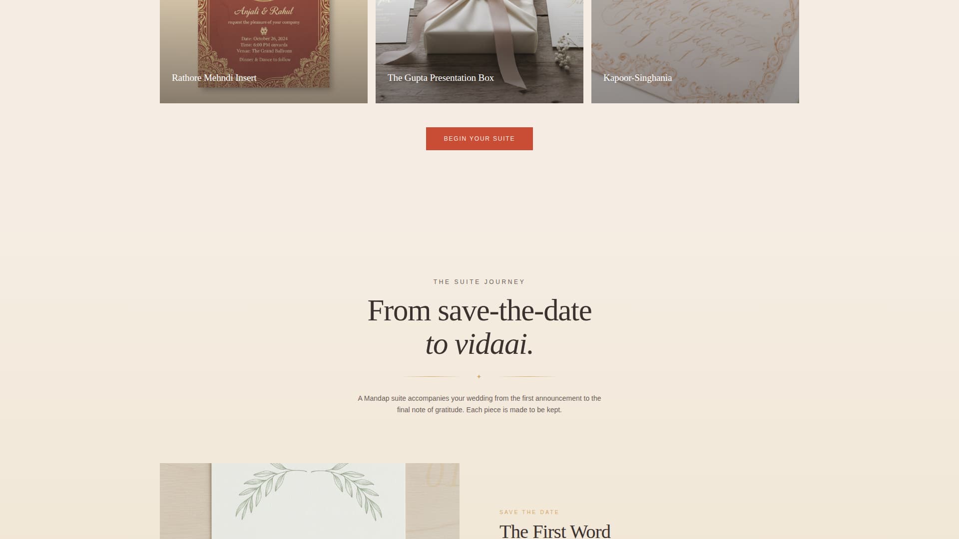 Mandap - Artisan Indianwedding Landing Page Template