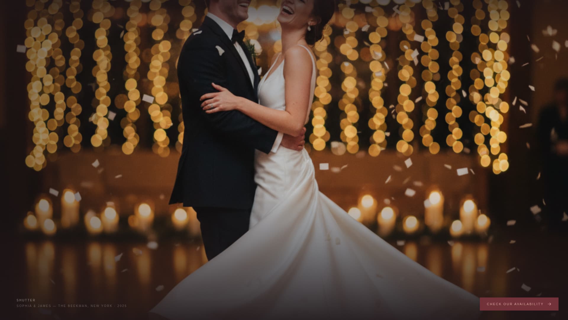 Shutter - Breathtaking Weddingphotographer Landing Page Template