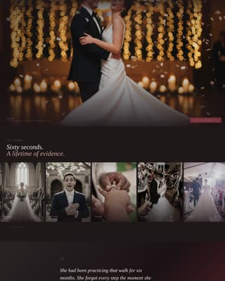 Shutter - Breathtaking Weddingphotographer Landing Page Template
