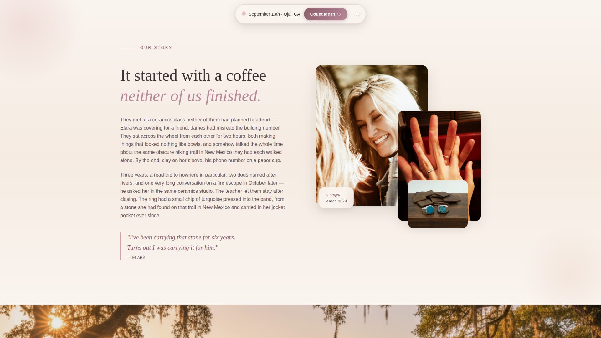 Unite — Wedding Coordination Landing Page Template