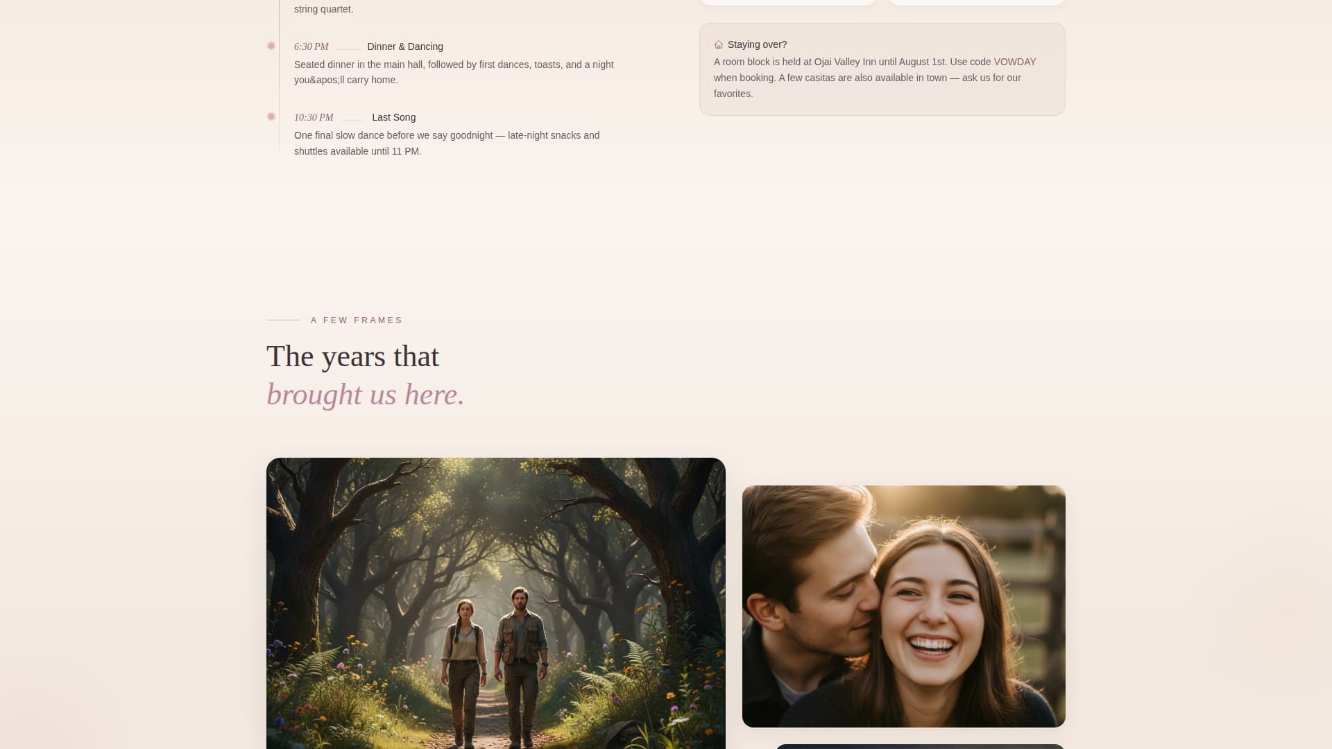 Unite — Wedding Coordination Landing Page Template