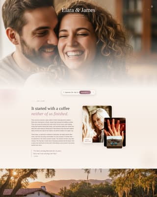 Unite — Wedding Coordination Landing Page Template