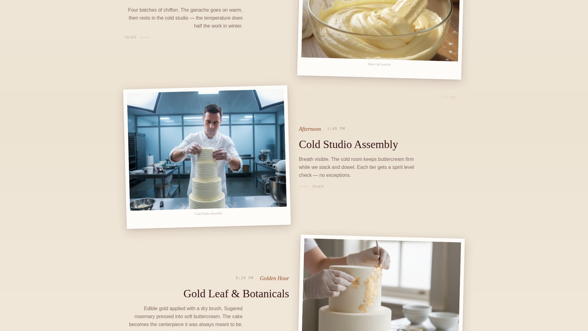 Frost - Enchanting Patisserie Landing Page Template
