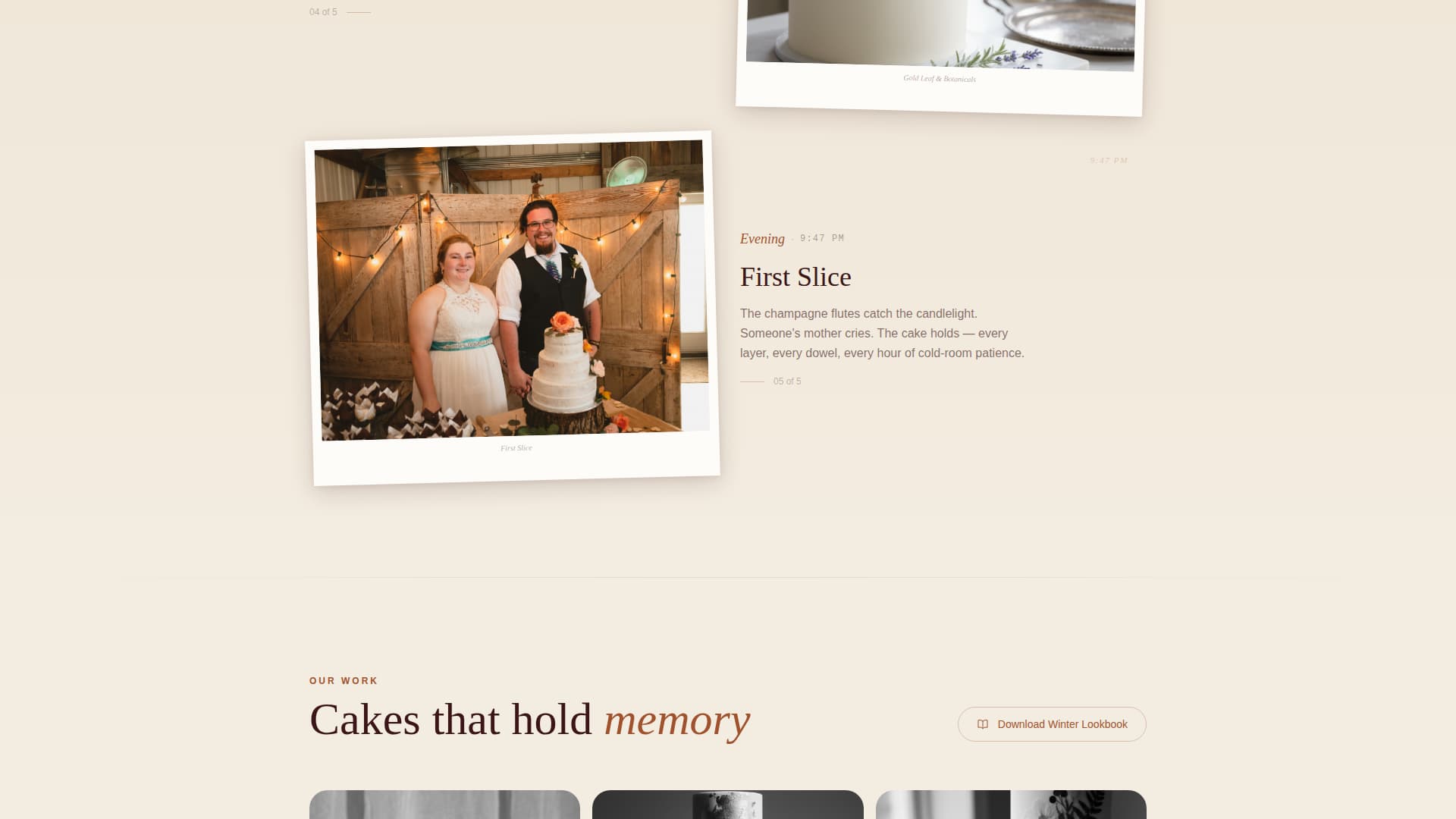 Frost - Enchanting Patisserie Landing Page Template