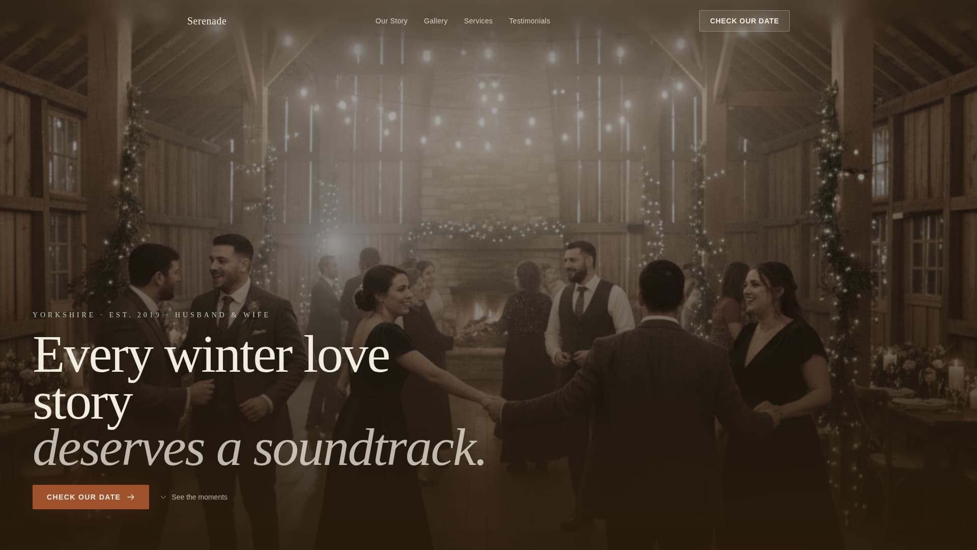 Melody — Wedding Entertainment Landing Page Template