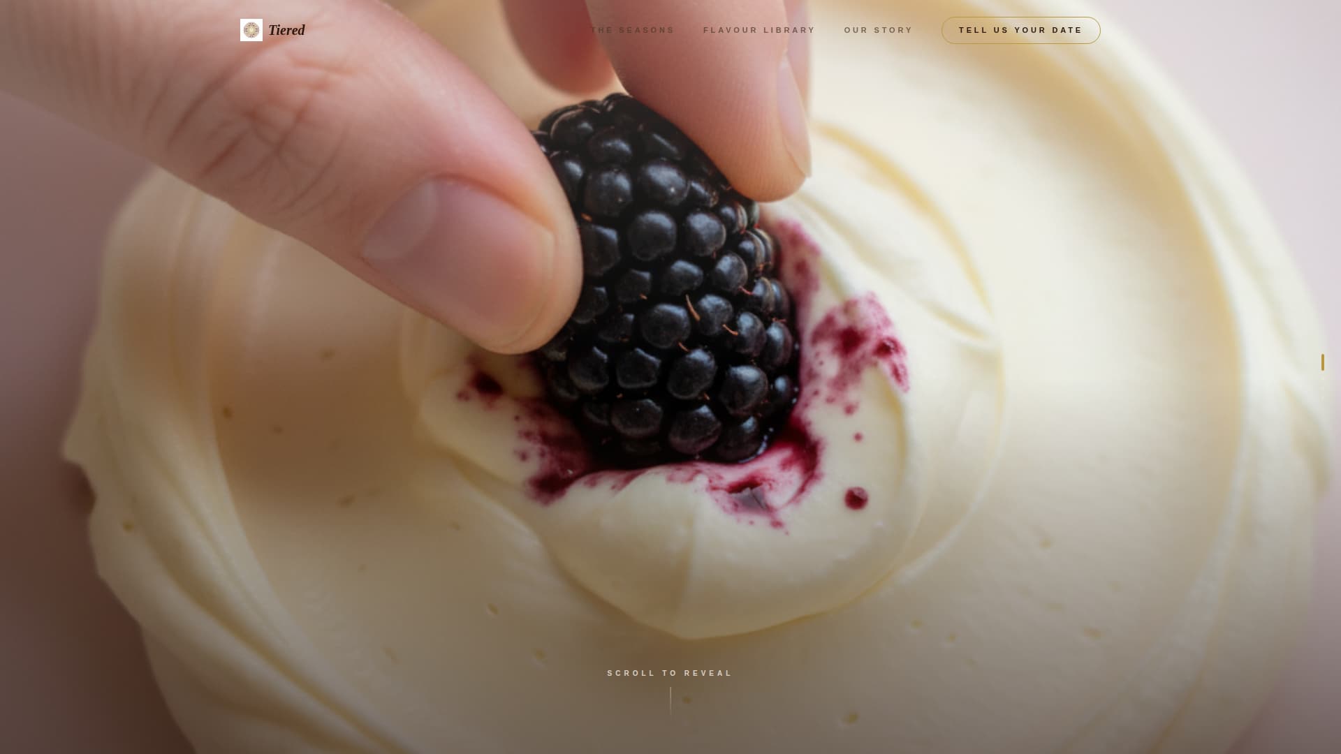 Tiered - Enchanting Bakery Landing Page Template