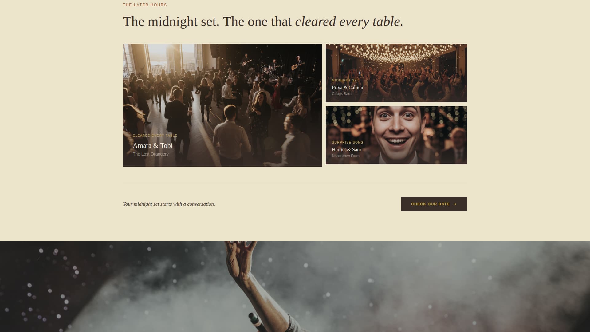 Revel - Enchanting Woodlandwedding Landing Page Template