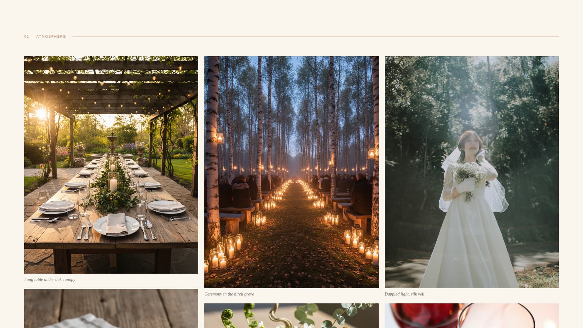 Bower - Enchanting Woodlandwedding Landing Page Template