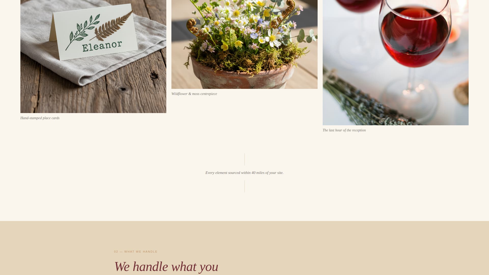 Bower - Enchanting Woodlandwedding Landing Page Template