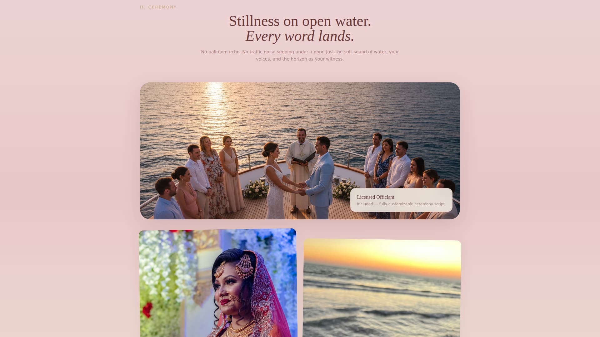 Nautical — Luxury Yacht Landing Page Template