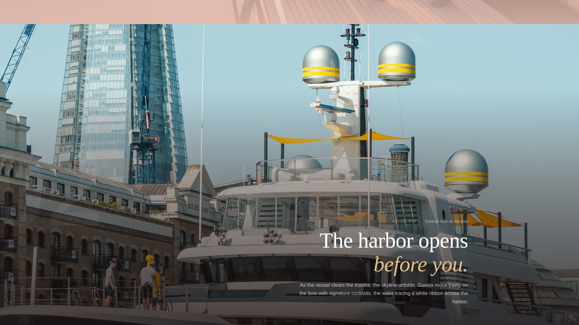 Voyage - Breathtaking Yachtwedding Landing Page Template