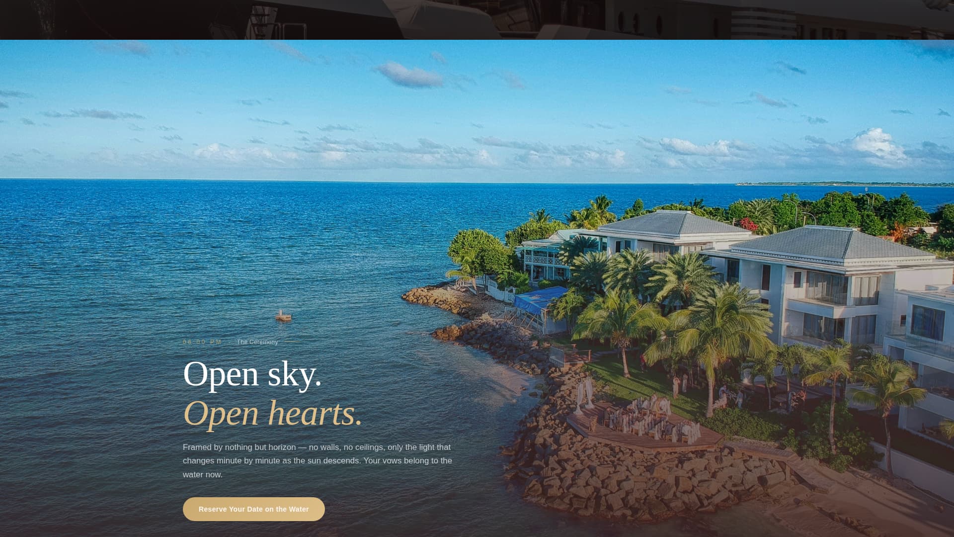 Voyage - Breathtaking Yachtwedding Landing Page Template