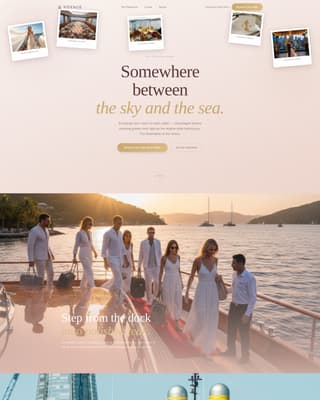Voyage - Breathtaking Yachtwedding Landing Page Template