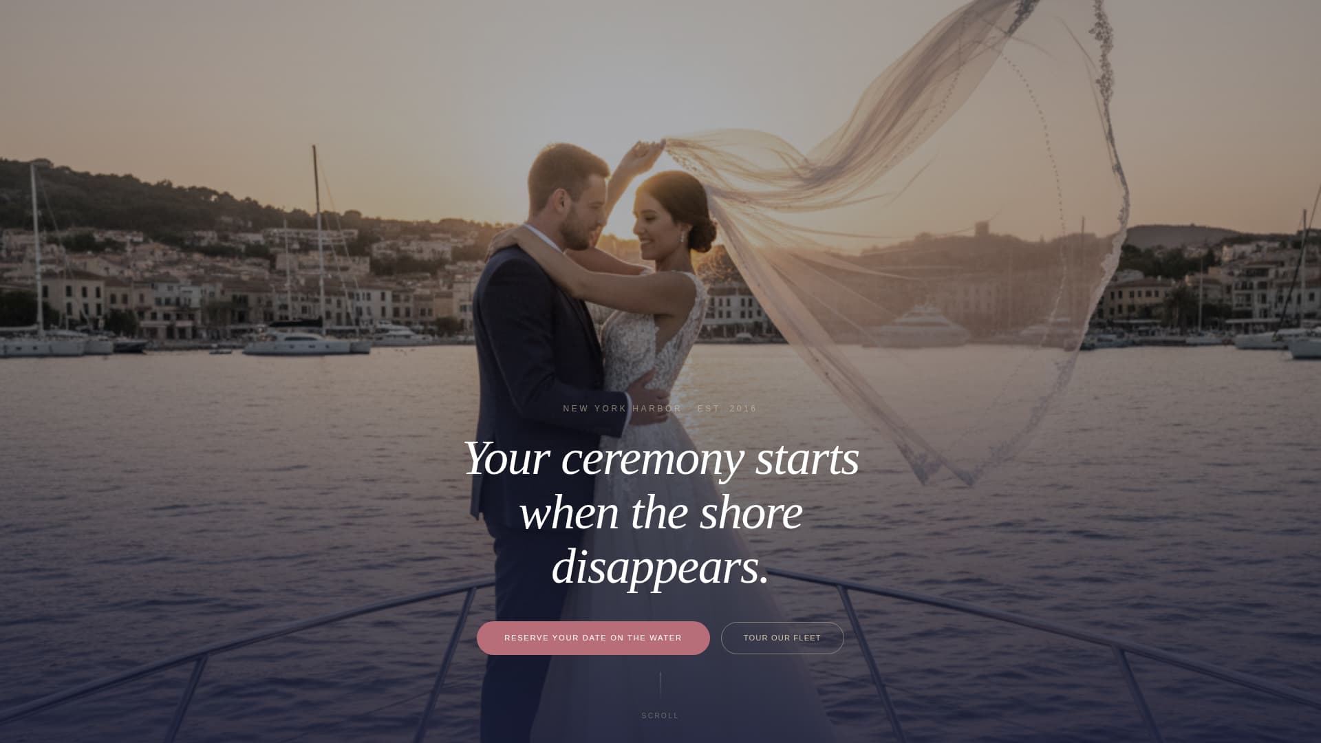 Helm - Luxe Yachtwedding Landing Page Template