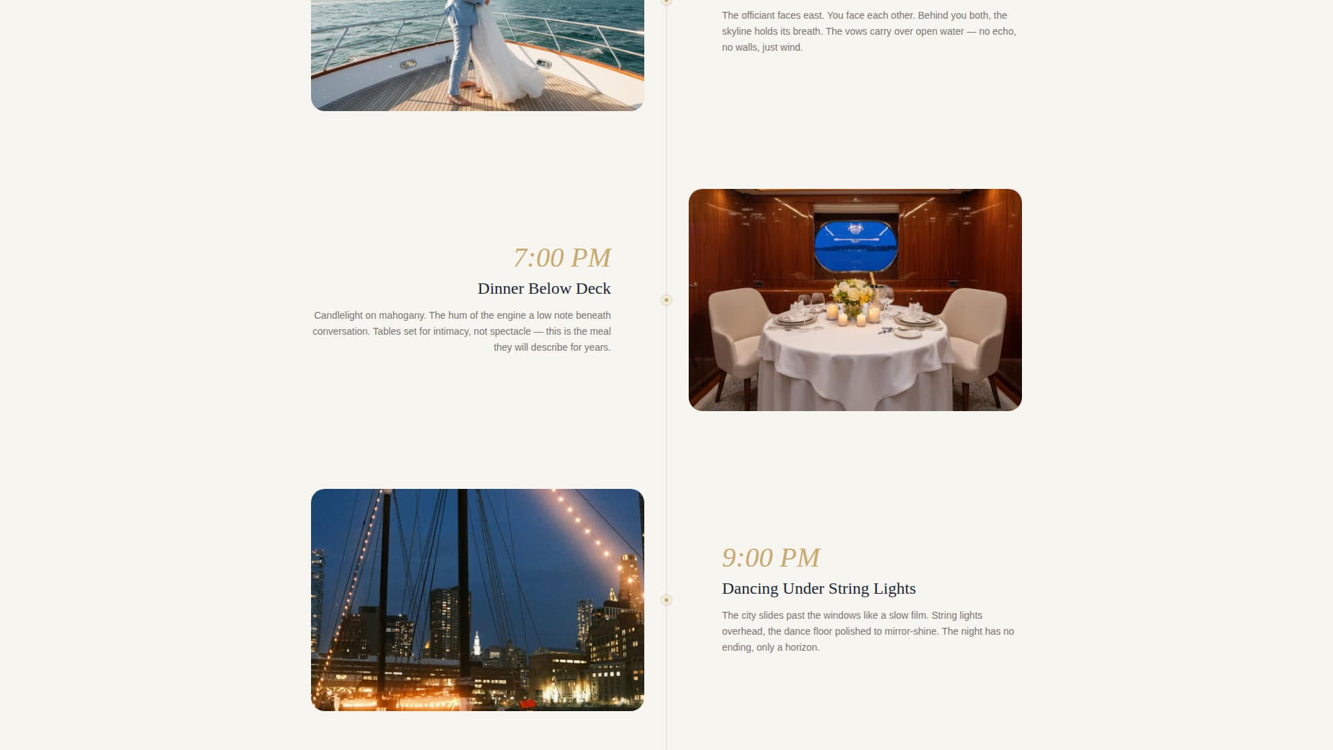 Charter - Breathtaking Yachtwedding Landing Page Template