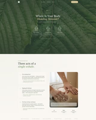 Meridian - Healing Acupressure Landing Page Template